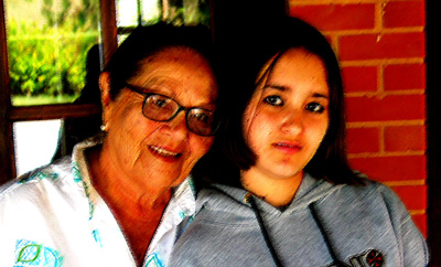 Renalva e Sasha em Itapiava 2003
